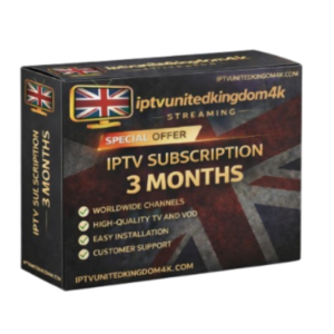 IPTV United Kingdom 3-Months gold premium streaming package UK
